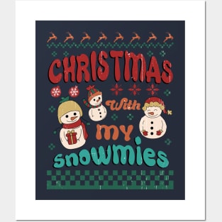 Christmas with my Snowmies Posters and Art